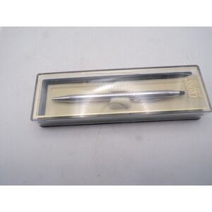Cross Century Classic Ballpoint Pen Lustrous Chrome Twist Action with Case USA